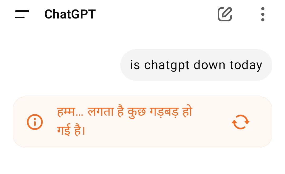 ChatGPT Down: काम नहीं कर रहा ChatGPT, यूजर्स हुए परेशान 2 ChatGPT Down